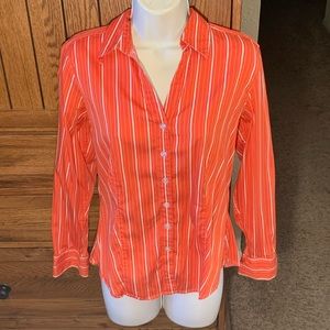 NWOT Chico’s striped blouse